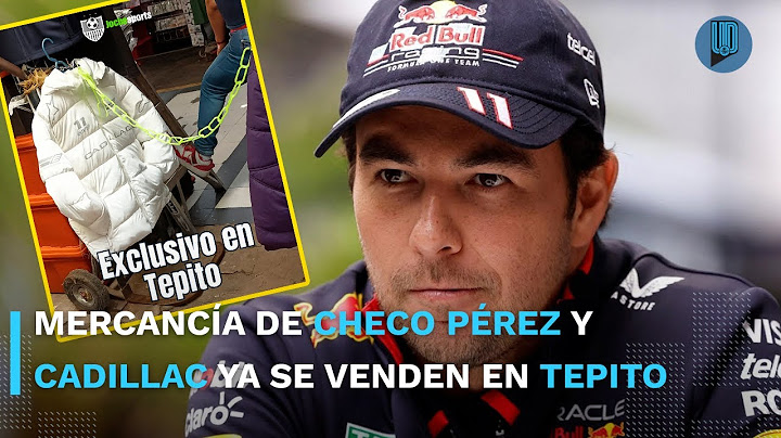 ¿Checo Pérez ya tiene mercancía de su nuevo equipo? 🤯 Tepito pone a la venta chamarras de Cadillac🏎️