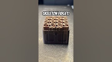 3D Printed Fidget Skull #3dprinting