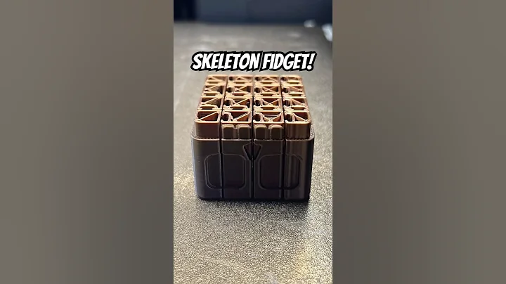 3D Printed Fidget Skull #3dprinting