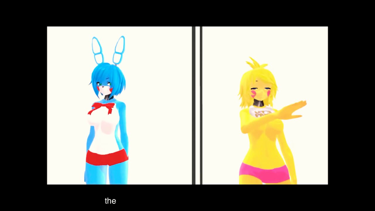 FNIA chica and FNIA Bonnie💙💙💛💛 - YouTube
