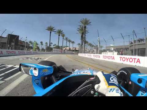 Visor Cam: Marco Andretti At The Toyota Grand Prix of Long Beach