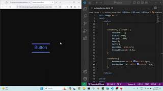 Creative CSS Button Hover Animation | HTML CSS | CSS Animations | WEB Animation