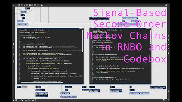 RNBO and Codebox Tutorial 2: Signal-Based Second-Order Markov Chains (gtm.markov~ External Object)
