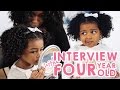 Interview With a 4 Year Old | Natural Hair