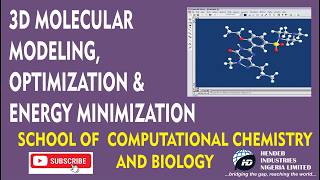 3D Molecular Modeling, Optimization &amp; Energy Minimization 💻🧪