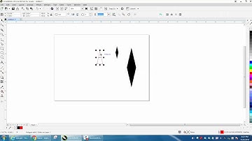 Corel Draw Tips & Tricks How to make a diamond shape part 2 the better way Part 2