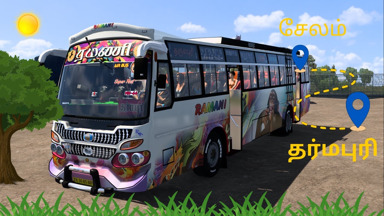 சேலம் to தர்மபுரி Euro Truck Simulator 2