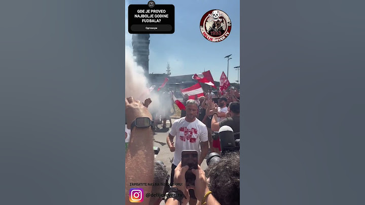 Od rodjenja mog! Marko Arnautović sa navijačima. 👏🏻🔴⚪