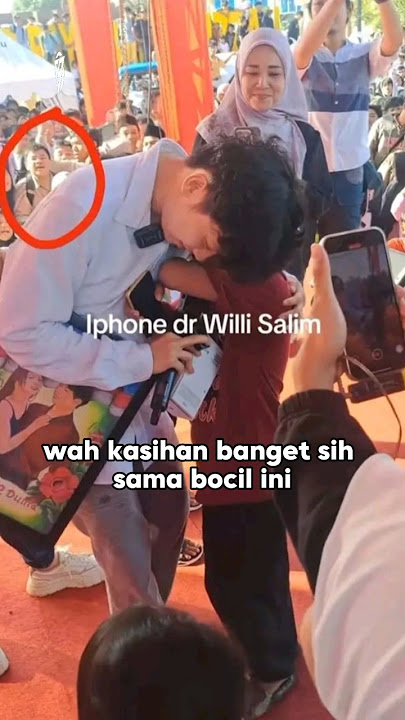 Lukisan Bocil ini diambil Dan Dapet Iphone Dari Willie Salim!!