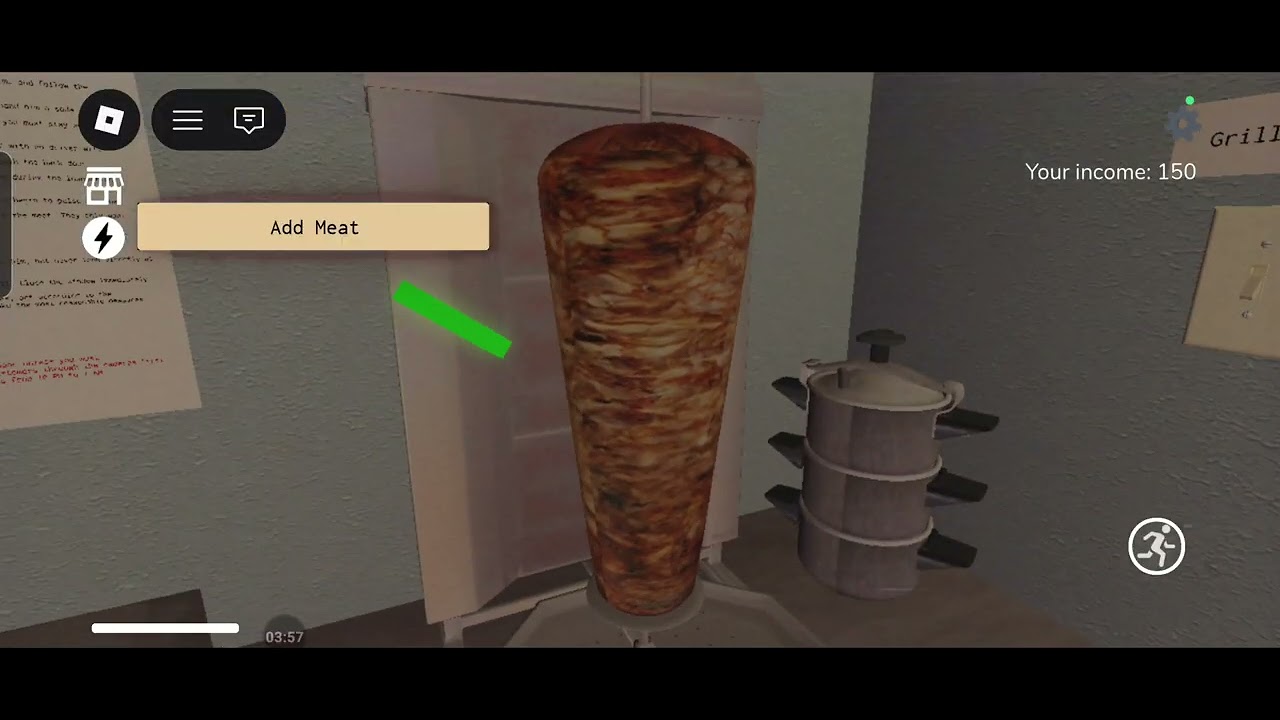 Scary shawarma game