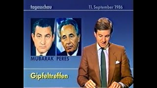 ARD 11.09.1986 - Tagesschau, Nachtgedanken, Programmtafeln und Sendeschluss