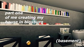 making my house is bloxburg (basement)| Jai Roblox