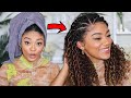 Chunky Flat Twists - Curly Hairstyle | jasmeannnn