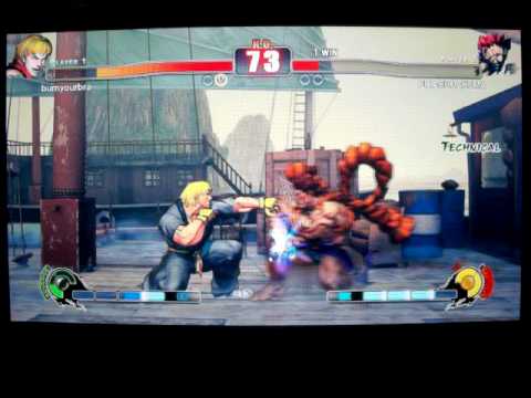 burnyourbra ( KEN ) VS JR RODRIGUEZ ( AKUMA ) STREET FIGHTER IV ENDLESS BATTLE ON XBL GAME 2 OF 11