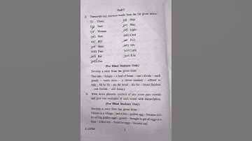 😱English language and communication skills question paper 2024 kuk University#college