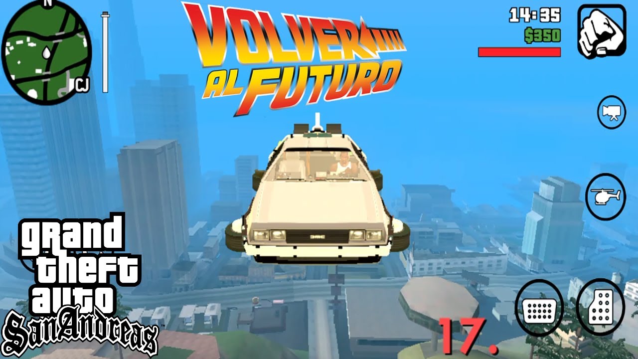 Coche de Volver al Futuro con Superpoderes Para GTA San Andreas Android 2020