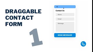 How To Design A Draggable Contact Form Using HTML, CSS & JS [Part 1]