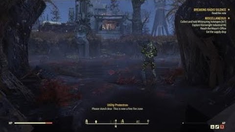 Fallout 76 first encounter with mothman