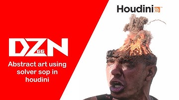 Abstract art using solver sop in houdini 19