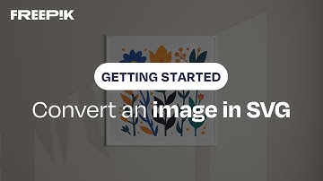 How to turn an AI image into SVG format | Freepik Getting Started
