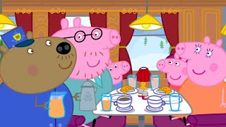 Breakfast On The Very Long Train Journey   Peppa Pig Surprise Official Full Episodes