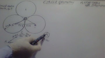 Three Congruent Circles Enclosed Small Circle Of A Required Area.