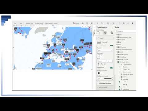 Power BI Maps Visual - Labels
