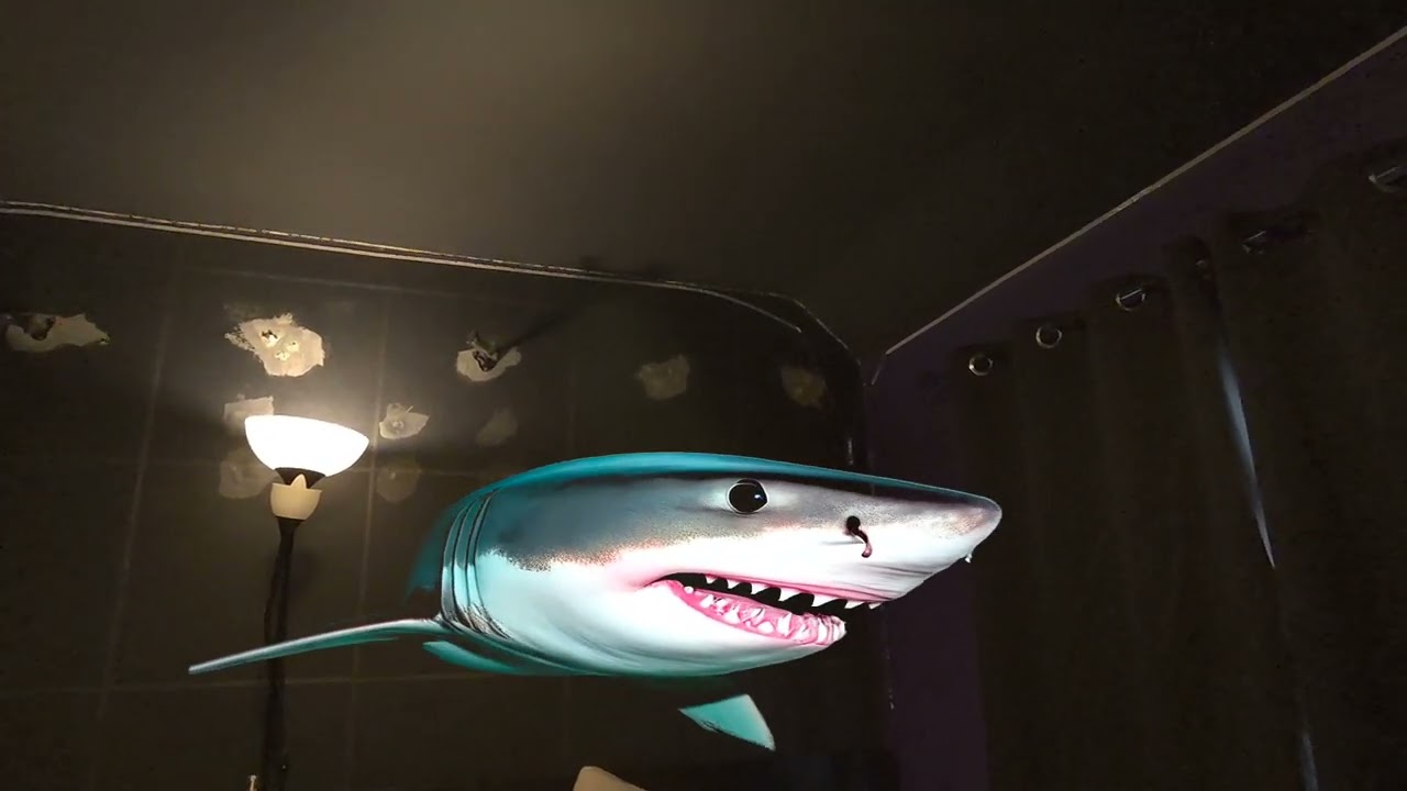 AI Generated Mixed Reality Shark Test