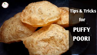 How to make Perfect Poori | Poori Recipe | Puffy Poori | The Foodie Food  |Hotel Style Poori | Poori