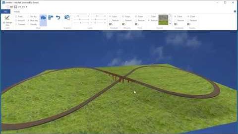 AnyRail 6 Tutorial, Creating an overpass or viaduct