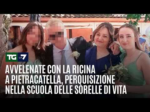 Video Avvelenate con la ricina a Pietracatella, perquisizione nella scuola delle sorelle Di Vita