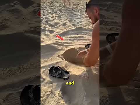 This Boy Found a Hand Under the Sand 😱