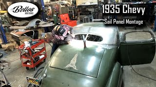 1935 Chevy Sail Panel Montage