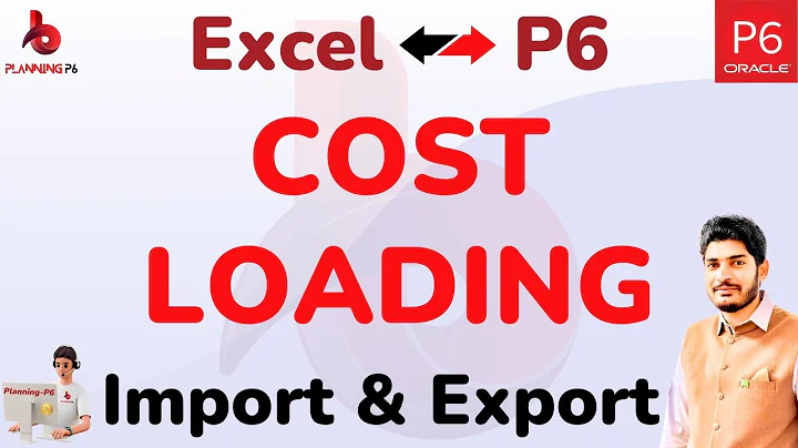 How to Assign Cost Loading from Excel to Primavera P6 Import Export | P6 Cost Management with Excel