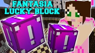 Minecraft: FANTASIA LUCKY BLOCK (MONEY, POOP WEAPONS, & JEN'S MOM!) Mod Showcase