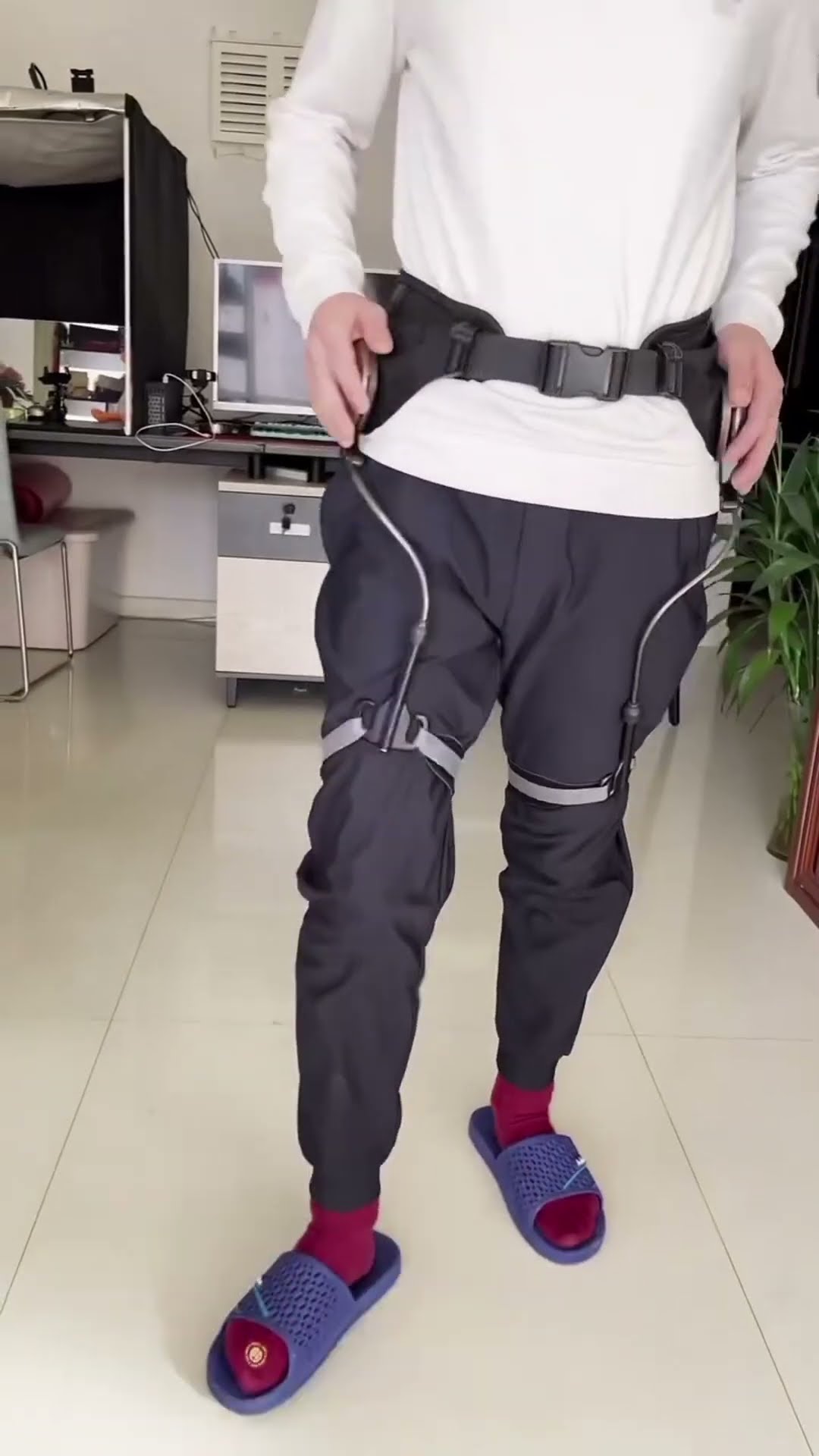 Product Link in Bio ( # 2117  ) ▶️ Walk Assist Lower Limb Assistance Exoskeleton Walker