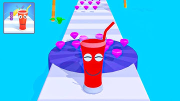 Juice Run Gameplay Walkthrough All Levels iOS,Android Mobile Game Noob & Pro #shorts