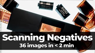 Scanning NEGATIVES - less than 2 minutes per Roll | NEGATIVE SUPPLY CARRIER MK1 | Negative Lab Pro