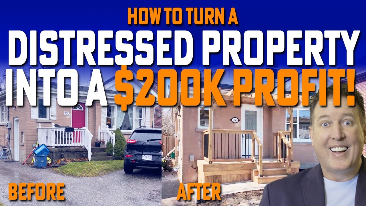 🏠 House Flipping Secrets: How to Turn a Distressed Property into a $200K Profit! 🔨