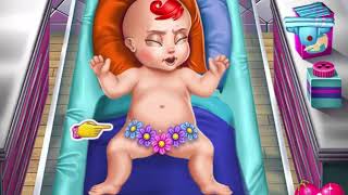 Princess Mermaid  Mommy Birth &Girl Game-Fun Makeup,Dress up,Color Hairstyles-Gameplay Walkthrough screenshot 1