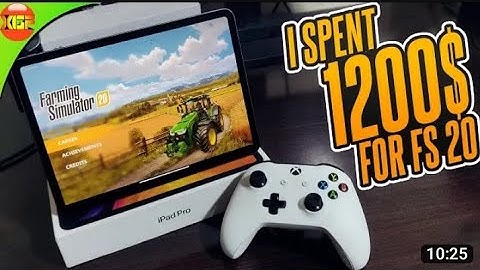 My New Setup For Fs20! iPad Pro 2020and Xbox Controller Unboxing and FS 20 Test ! #viralvideo