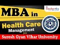 Mba in health care management  from sgvu  why this university   education mitra