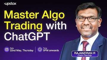 Build Algo Trading Strategies with ChatGPT | Step-by-Step Algo Guide Using Upstox API | Upstox