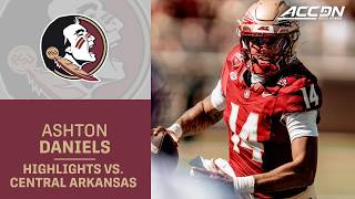 Florida State QB Ashton Daniels Highlights vs. Central Arkansas