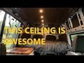 How To Make A SUPER CLEAN Van Ceiling w/ Wood & Magnets - #vanlife