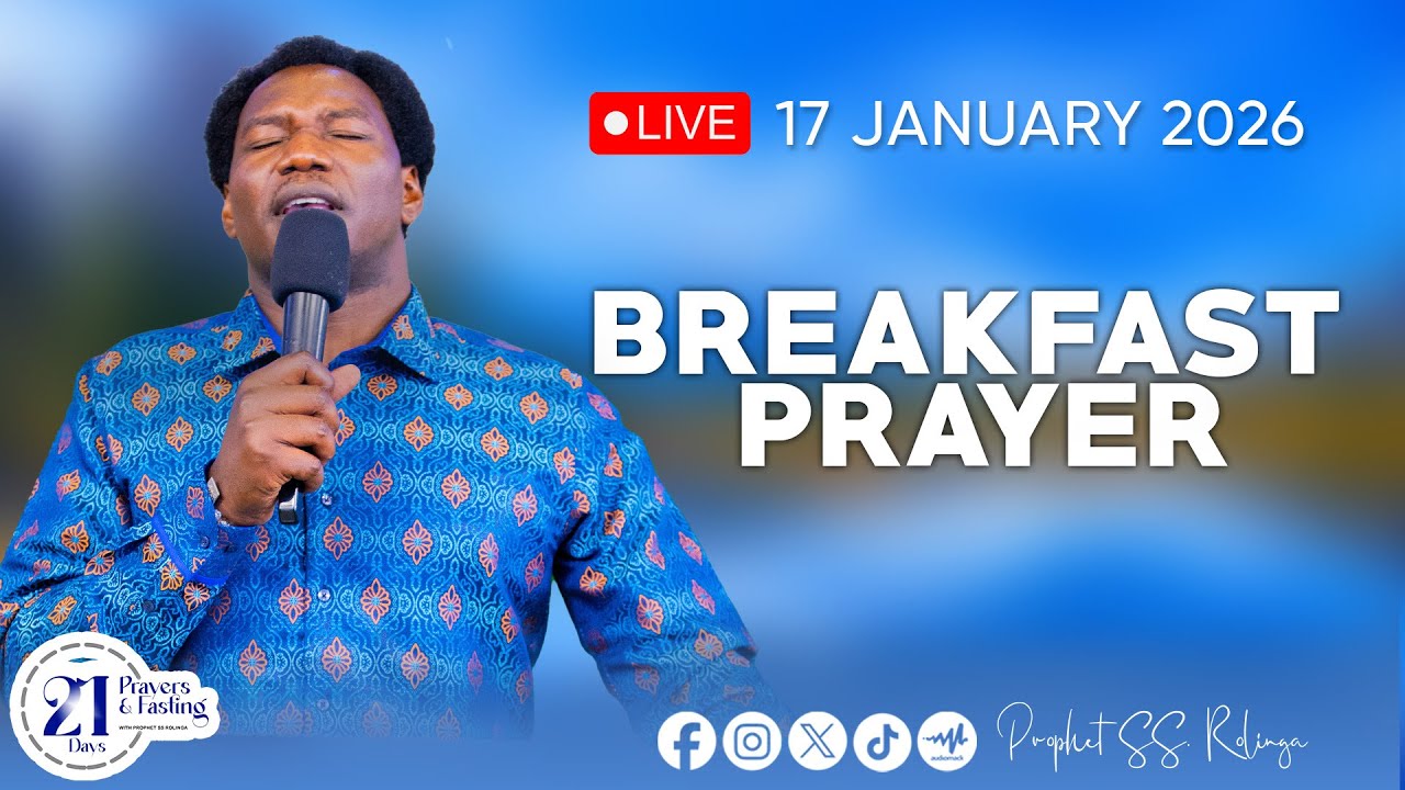 🔴LIVE​​​​​​​​​​​​​​​ MAOMBI YA ASUBUHI, MFUNGO WA SIKU 21 (BREAKFAST PRAYER)  DAY 6 (JAN 17, 2026)
