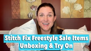 Stitch Fix Freestyle Unboxing and Try On - Quick Haul of Stitch Fix Sale Items!