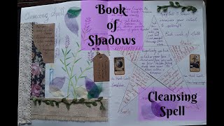 Book Of Shadows - Cleansing Spell #bookofshadows #Larksongwood #asmr #wicca screenshot 4