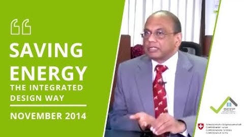 Saving Energy: The Integrated Design Way