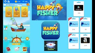 Happy Fishman 👈  شرح تطبيق google play gift cards ✔🎁 PayPal كسب بطاقات screenshot 3